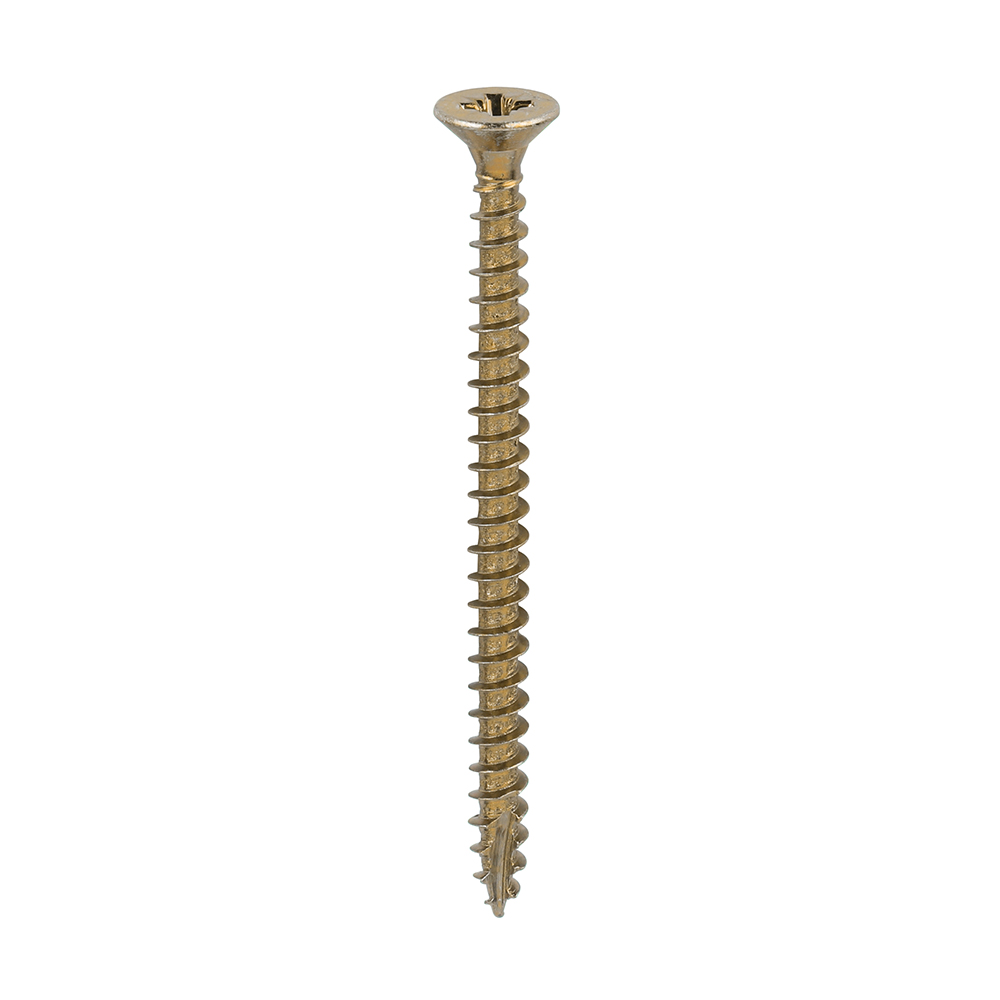 Classic Multi-Purpose Screws - PZ - Double Countersunk - Yellow - 4.0x55
