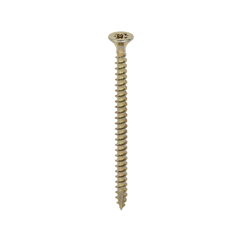 Classic Multi-Purpose Screws - PZ - Double Countersunk - Yellow - 4.0x60