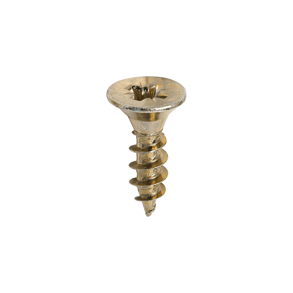 Classic Multi-Purpose Screws - PZ - Double Countersunk - Yellow - 4.5x16