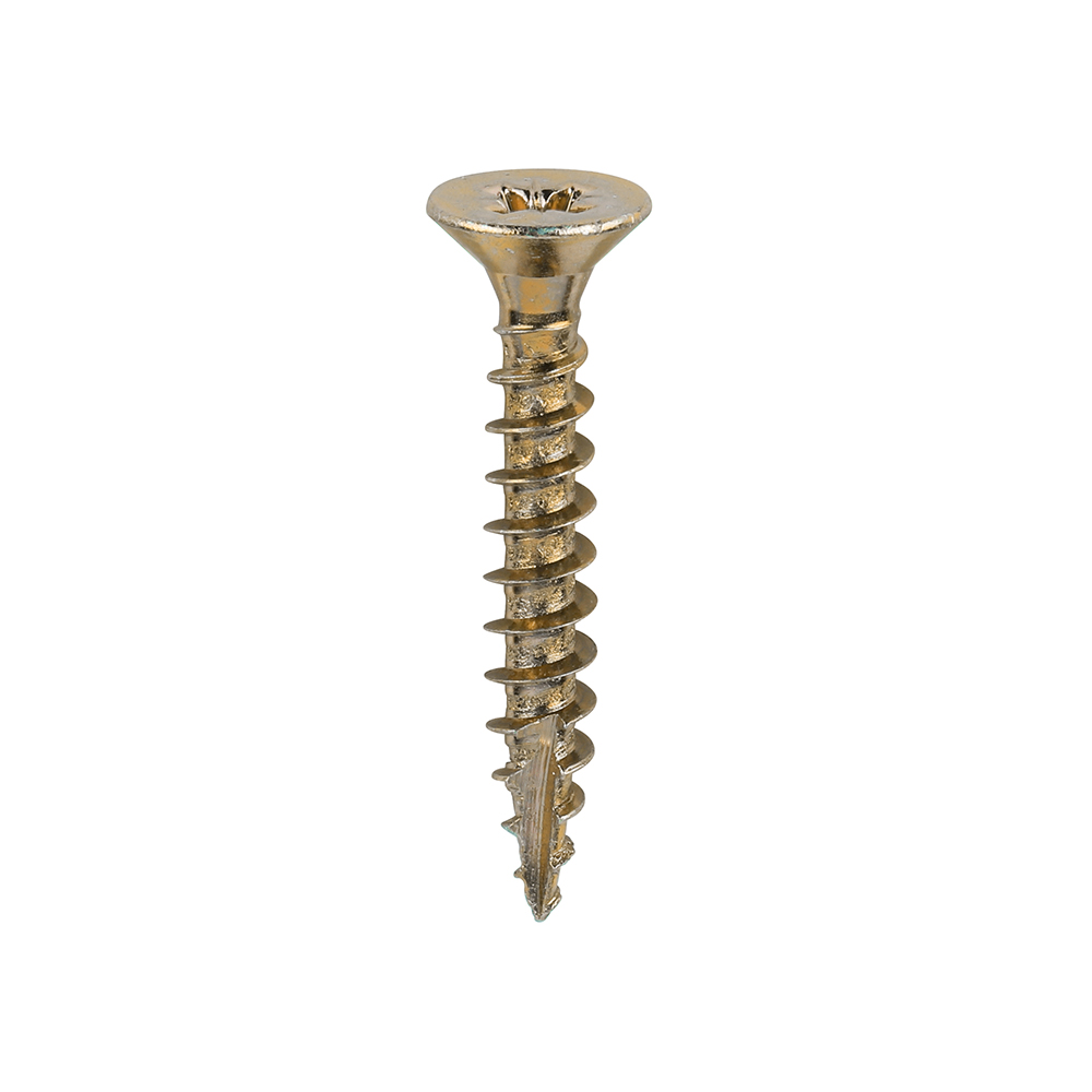 Classic Multi-Purpose Screws - PZ - Double Countersunk - Yellow - 4.5x30