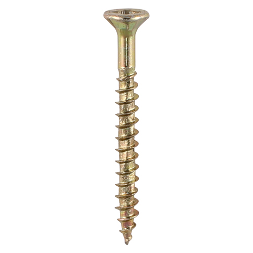 Velocity Premium Multi-Use Screws - PZ - Double Countersunk - Yellow - 4.5x30