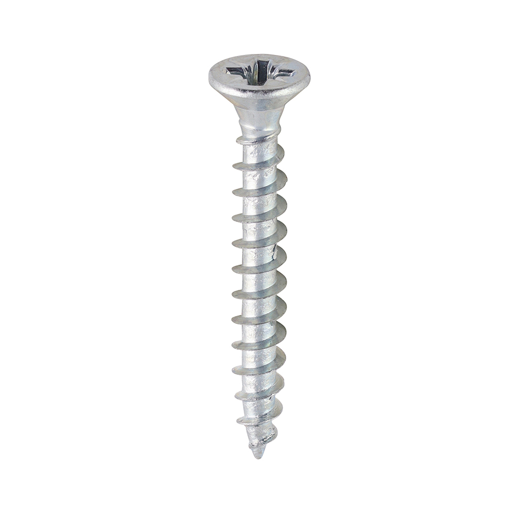 Solo Chipboard & Woodscrews - PZ - Double Countersunk - Zinc - 4.5x35