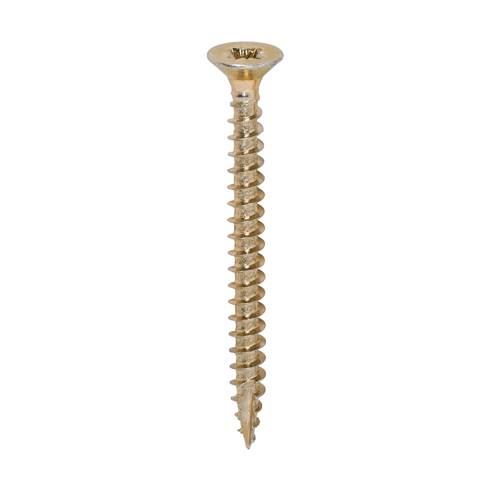 Classic Multi-Purpose Screws - PZ - Double Countersunk - Yellow - 4.5x50