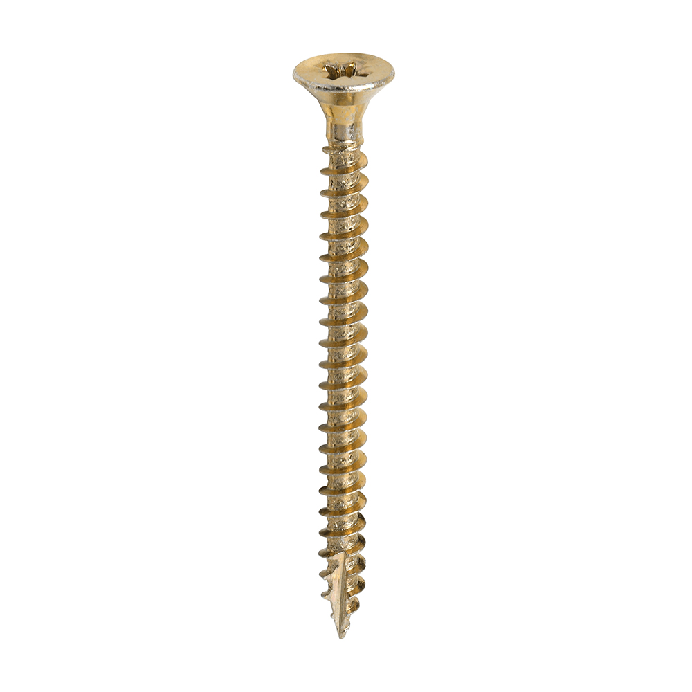 Classic Multi-Purpose Screws - PZ - Double Countersunk - Yellow - 4.5x55