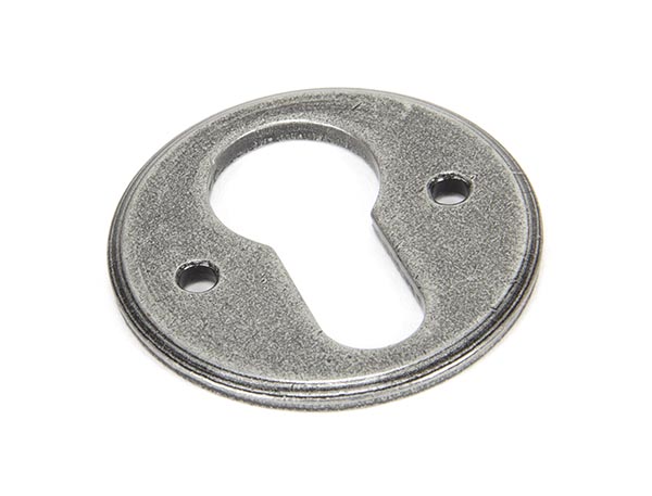 Pewter Regency Euro Escutcheon