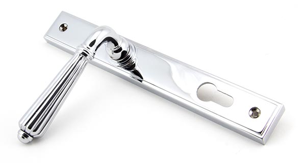 Polished Chrome Hinton Slimline Lever Espag. Lock Set