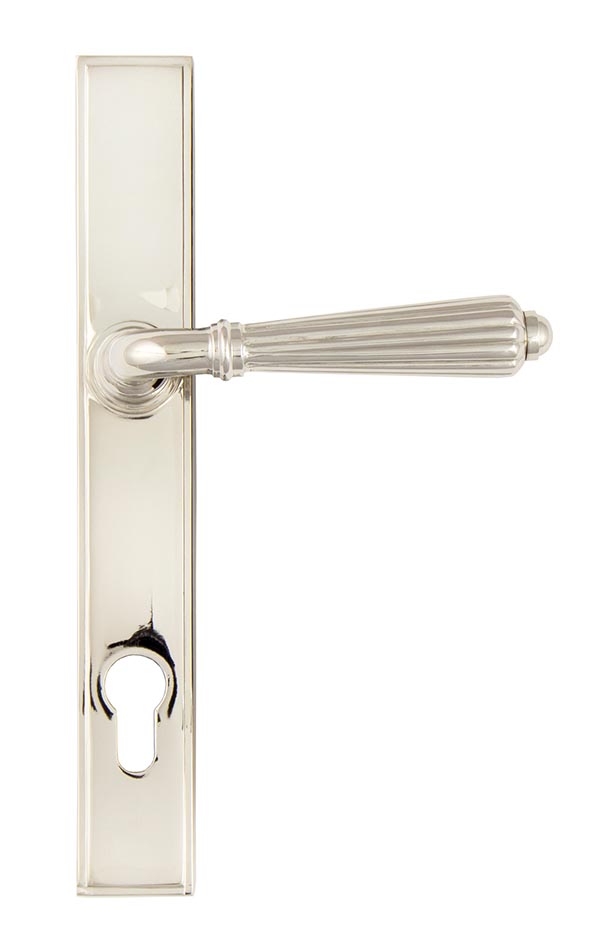 Polished Nickel Hinton Slimline Lever Espag. Lock Set