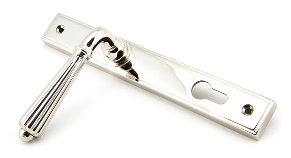 Polished Nickel Hinton Slimline Lever Espag. Lock Set