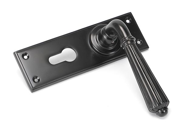 Aged Bronze Hinton Lever Euro Lock Set