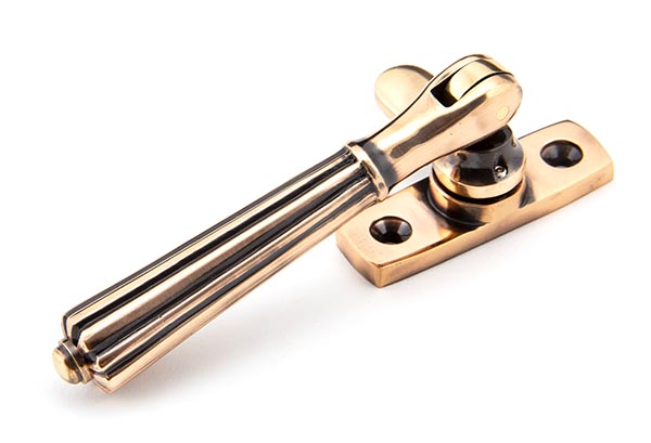 Polished Bronze Locking Hinton Fastener