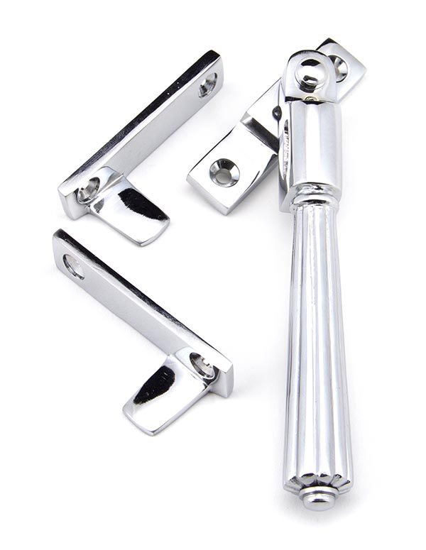 Polished Chrome Night-Vent Locking Hinton Fastener