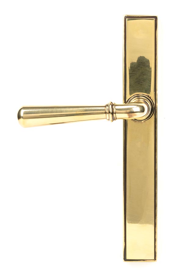 Aged Brass Newbury Slimline Lever Espag. Latch Set