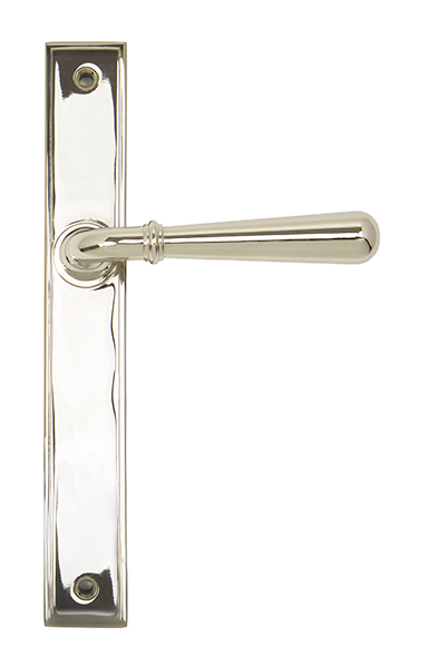 Polished Nickel Newbury Slimline Lever Espag. Latch Set