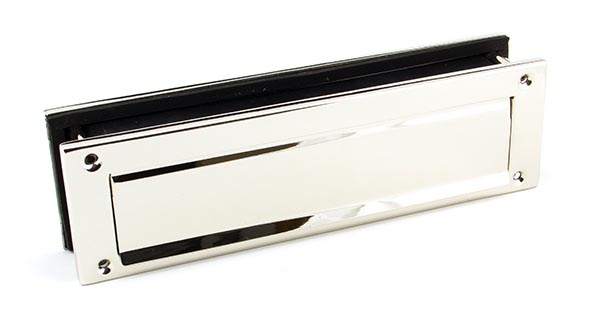 Polished Nickel Traditional Letterbox