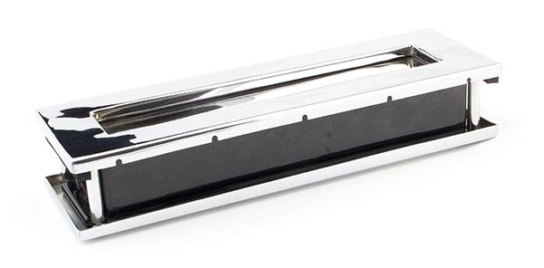 Polished Chrome Traditional Letterbox