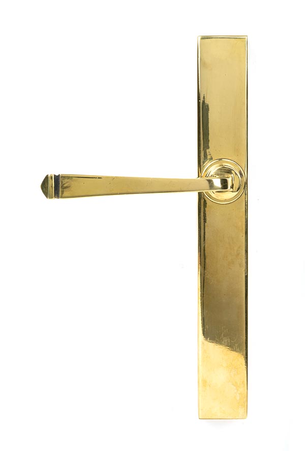 Aged Brass Avon Slimline Lever Espag. Latch Set