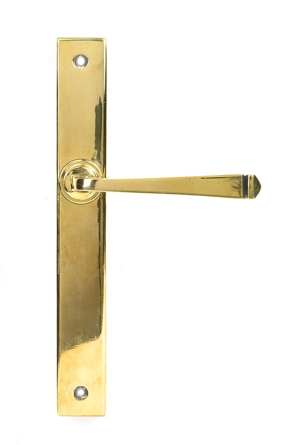 Aged Brass Avon Slimline Lever Espag. Latch Set