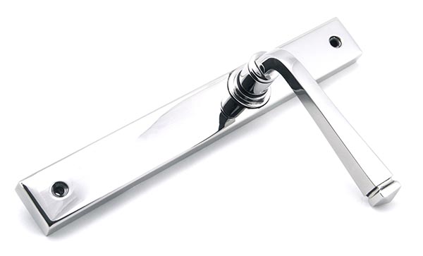 Polished Chrome Avon Slimline Lever Espag. Latch Set