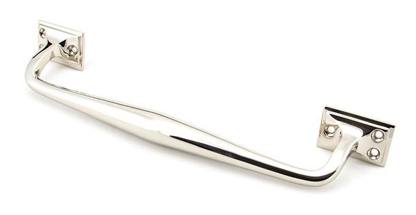 Polished Nickel 300mm Art Deco Pull Handle