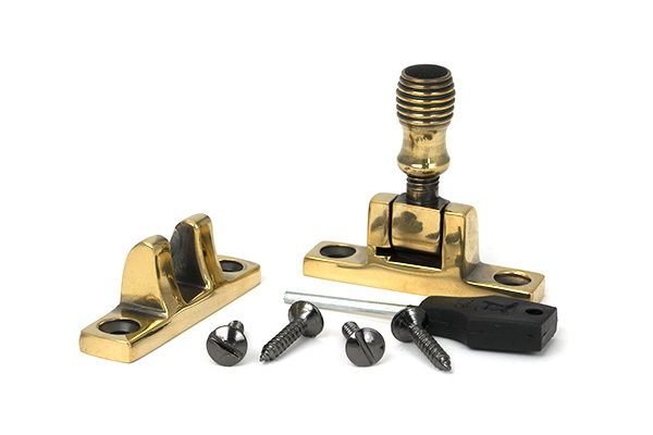 Aged Brass Beehive Brighton Fastener - Narrow (Square)