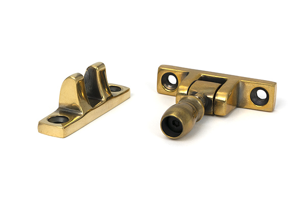Aged Brass Mushroom Brighton Fastener - Narrow (Square)