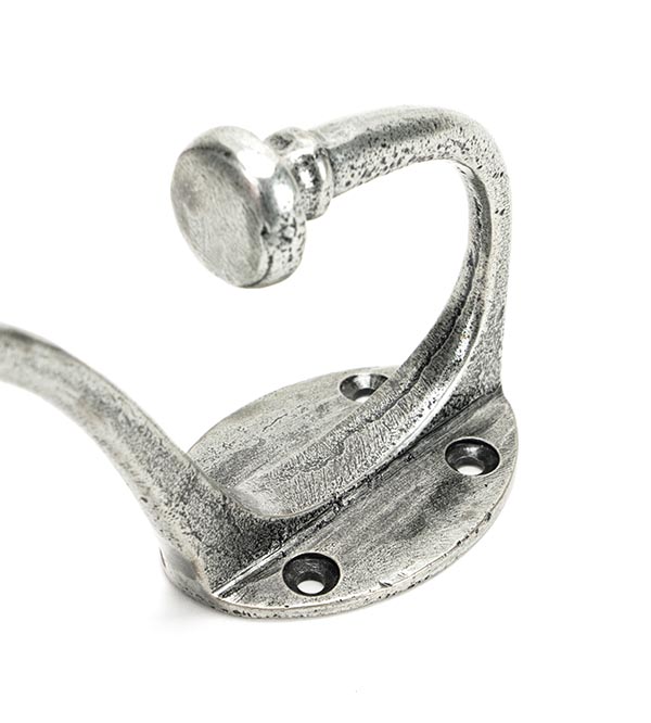 Pewter 7 3/4" Hat & Coat Hook