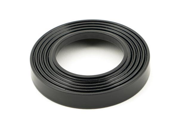 Black Avon Round Lever on Rose Set (Beehive)