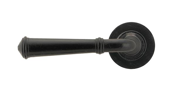 External Beeswax Regency Lever on Rose Set (Plain)