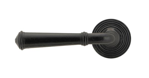 External Beeswax Regency Lever on Rose Set (Beehive)