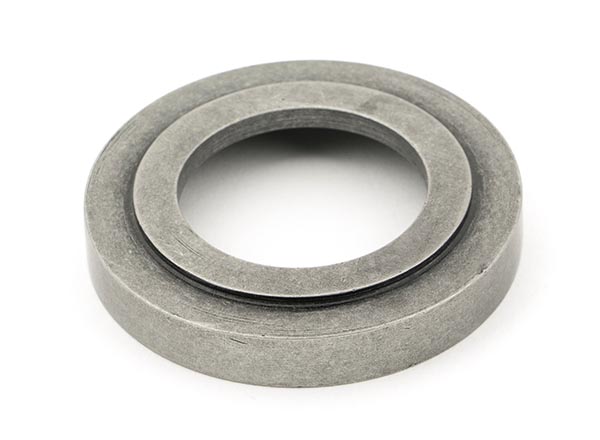 Pewter Regency Lever on Rose Set (Art Deco)