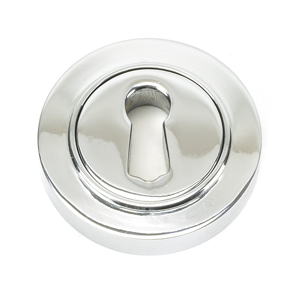 Polished Chrome Round Escutcheon (Plain)