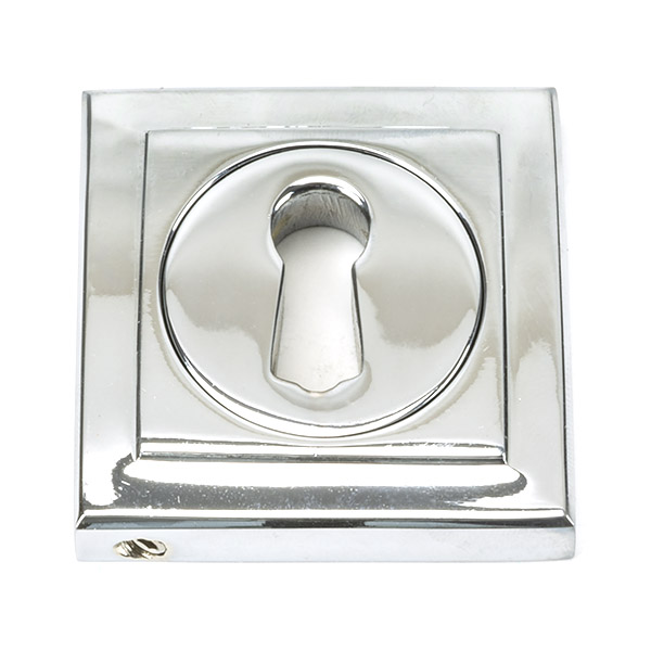 Polished Chrome Round Escutcheon (Square)