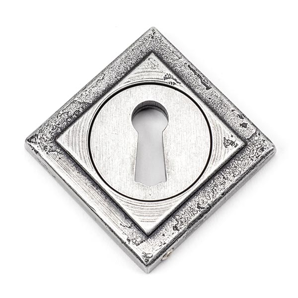 Pewter Round Escutcheon (Square)