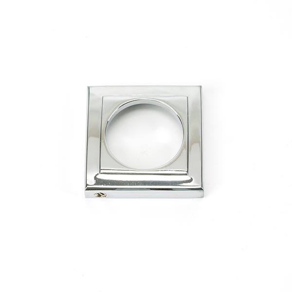 Polished Chrome Round Euro Escutcheon (Square)
