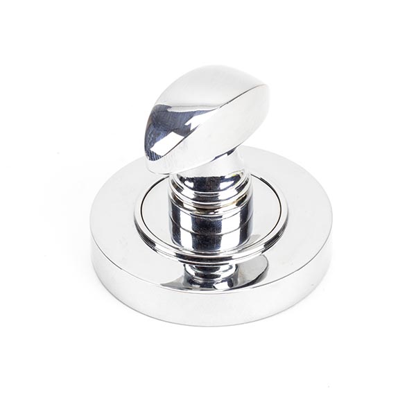 Polished Chrome Round Thumbturn Set (Plain)