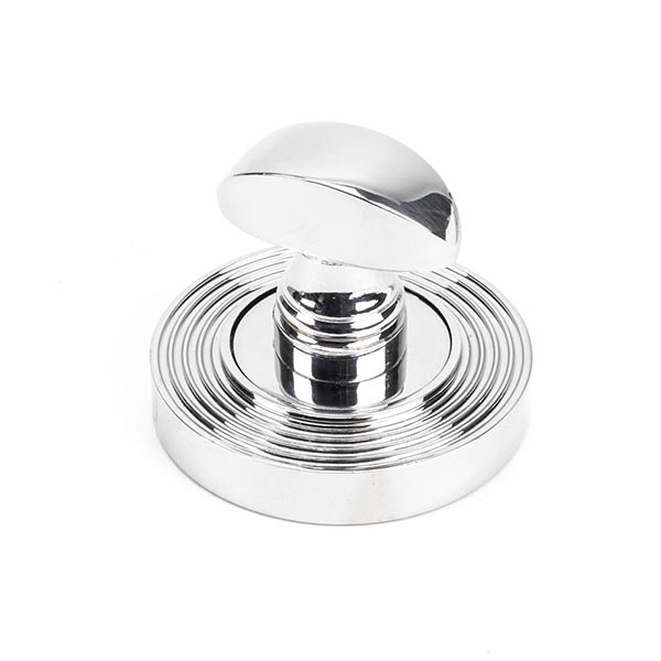 Polished Chrome Round Thumbturn Set (Beehive)