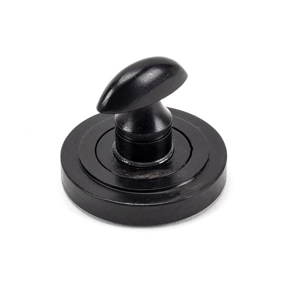 External Beeswax Round Thumbturn Set (Art Deco)