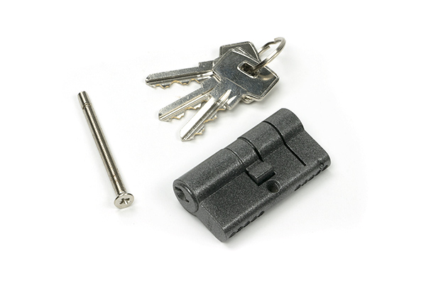 Pewter 30/30 5pin Euro Cylinder