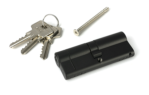 Aged Bronze 40/40 5pin Euro Cylinder KA