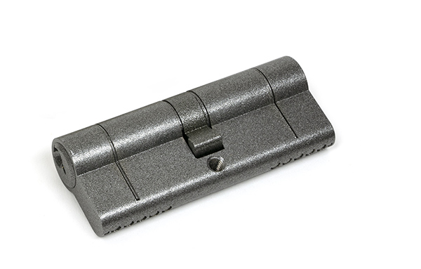 Pewter 40/40 5pin Euro Cylinder KA