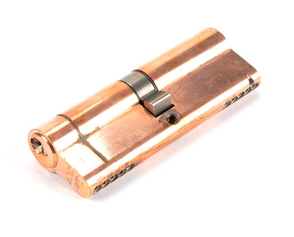Polished Bronze 45/45 5pin Euro Cylinder KA