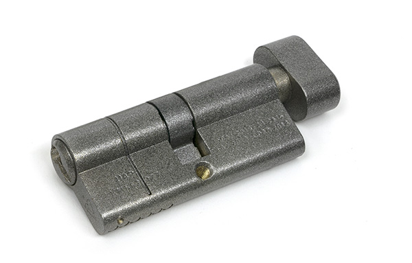 Pewter 35/35 5pin Euro Cylinder/Thumbturn