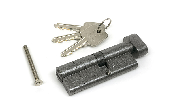 Pewter 35T/45 5pin Euro Cylinder/Thumbturn