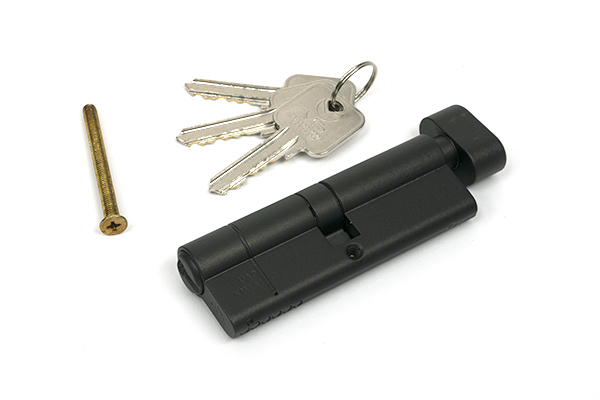 Aged Bronze 45/45 5pin Euro Cylinder/Thumbturn