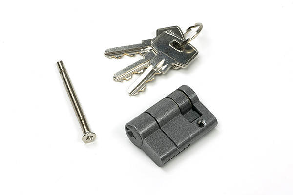 Pewter 35/10 5pin Single Cylinder