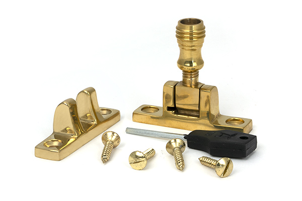 Polished Brass Prestbury Brighton Fastener - Narrow (Square)