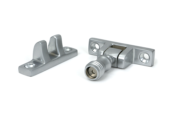 Satin Chrome Prestbury Brighton Fastener - Narrow (Square)