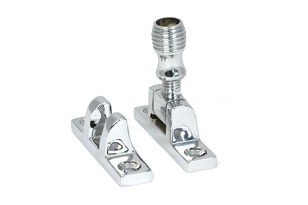 Polished Chrome Beehive Brighton Fastener - Narrow (Square)