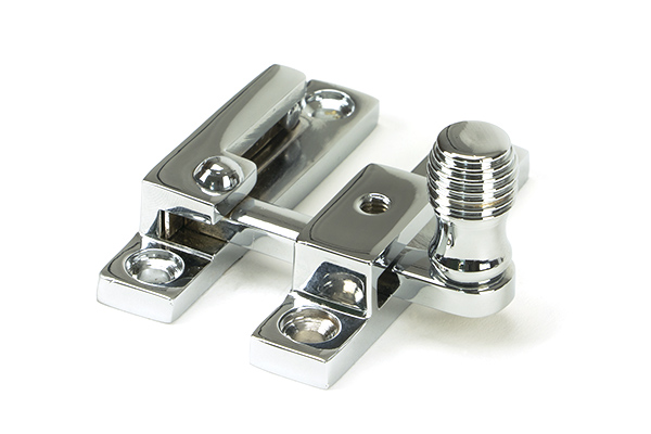 Polished Chrome Beehive Quadrant Fastener - Narrow