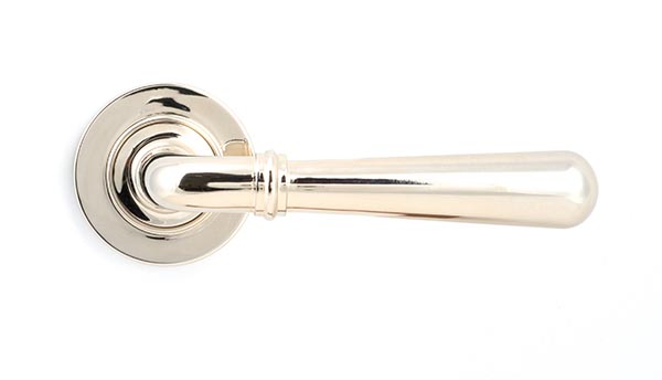 Polished Nickel Newbury Lever on Rose Set (Plain)